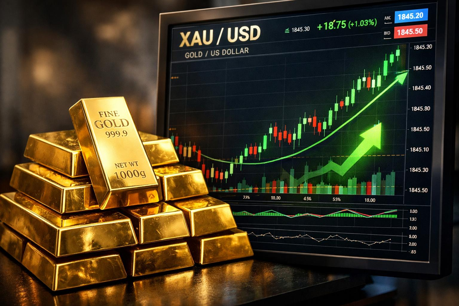 Ilustrasi Modul 1 — Pengenalan Pasar Forex dan Karakteristik XAUUSD