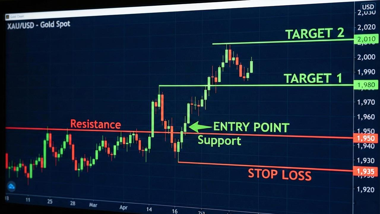 Ilustrasi Modul 2 — Cara Kerja Transaksi BUY dan SELL pada XAUUSD